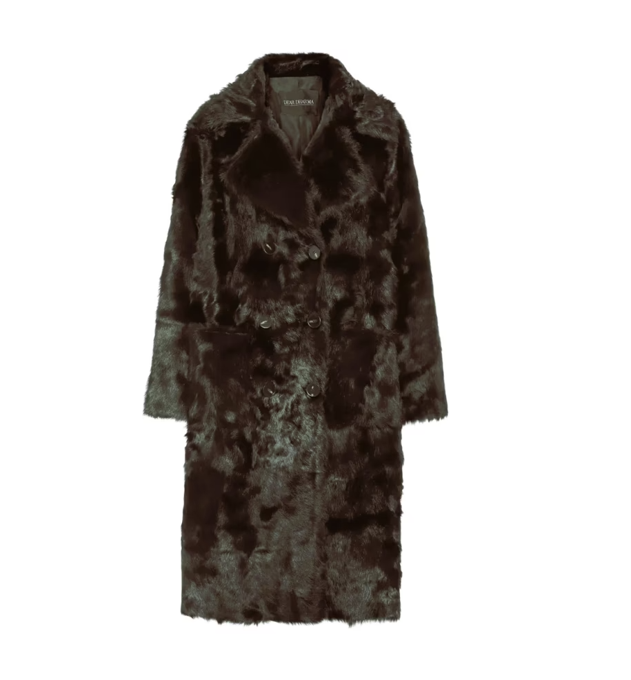 Vienna Leather Coat Brown