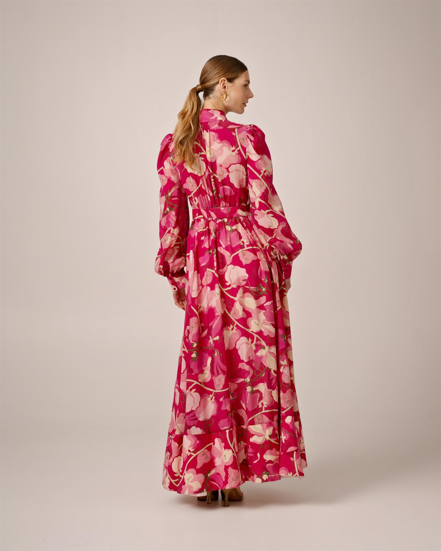 Viscose Belt Dress Amour