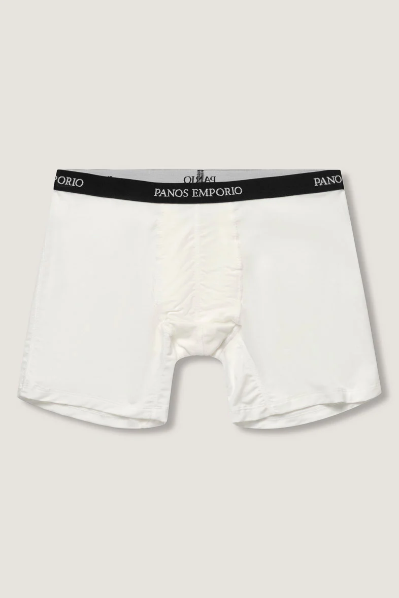 2pk Lyocell Pouch Boxer White