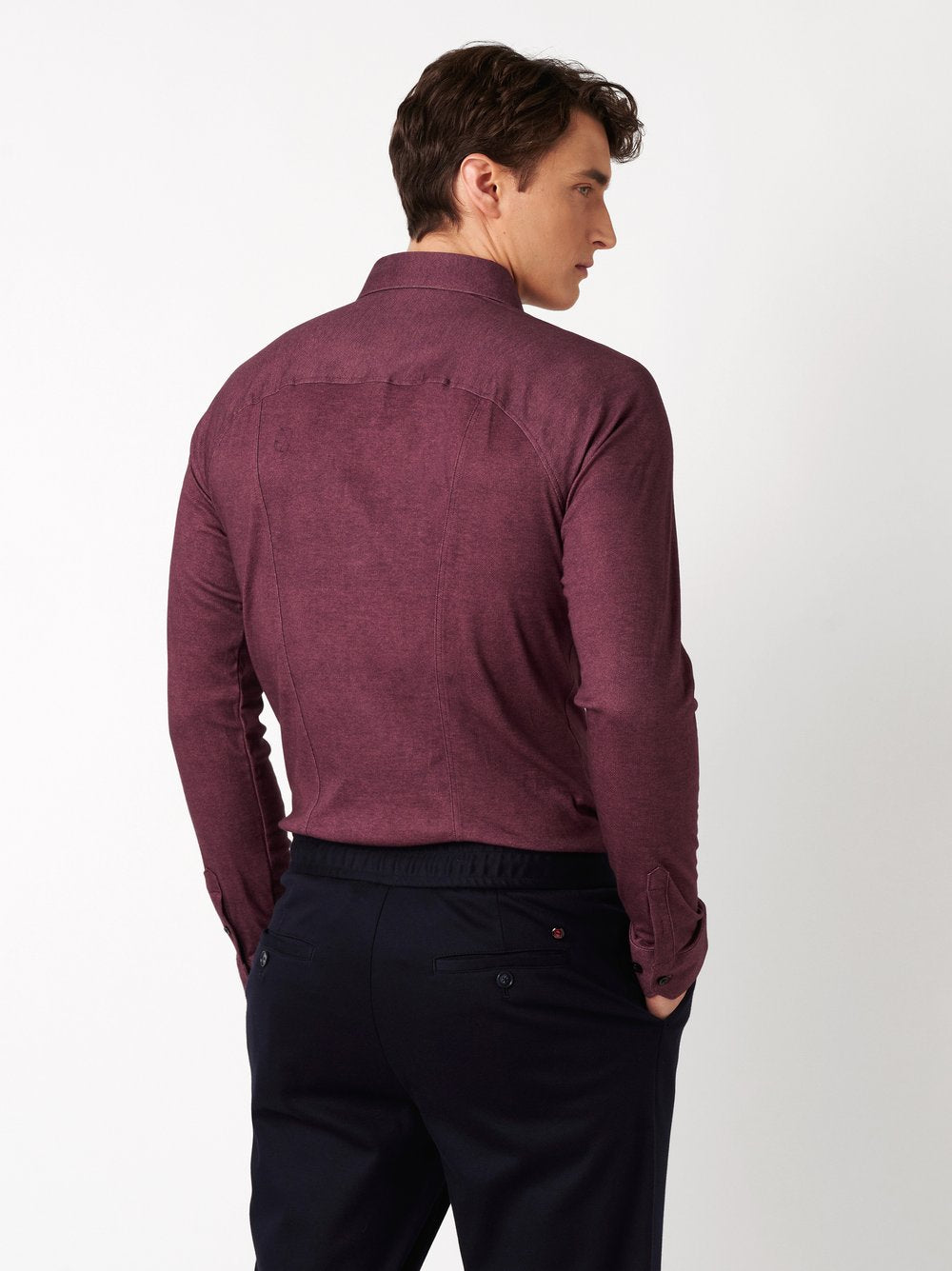 Casual Kent 1/1 Bordeaux Twill