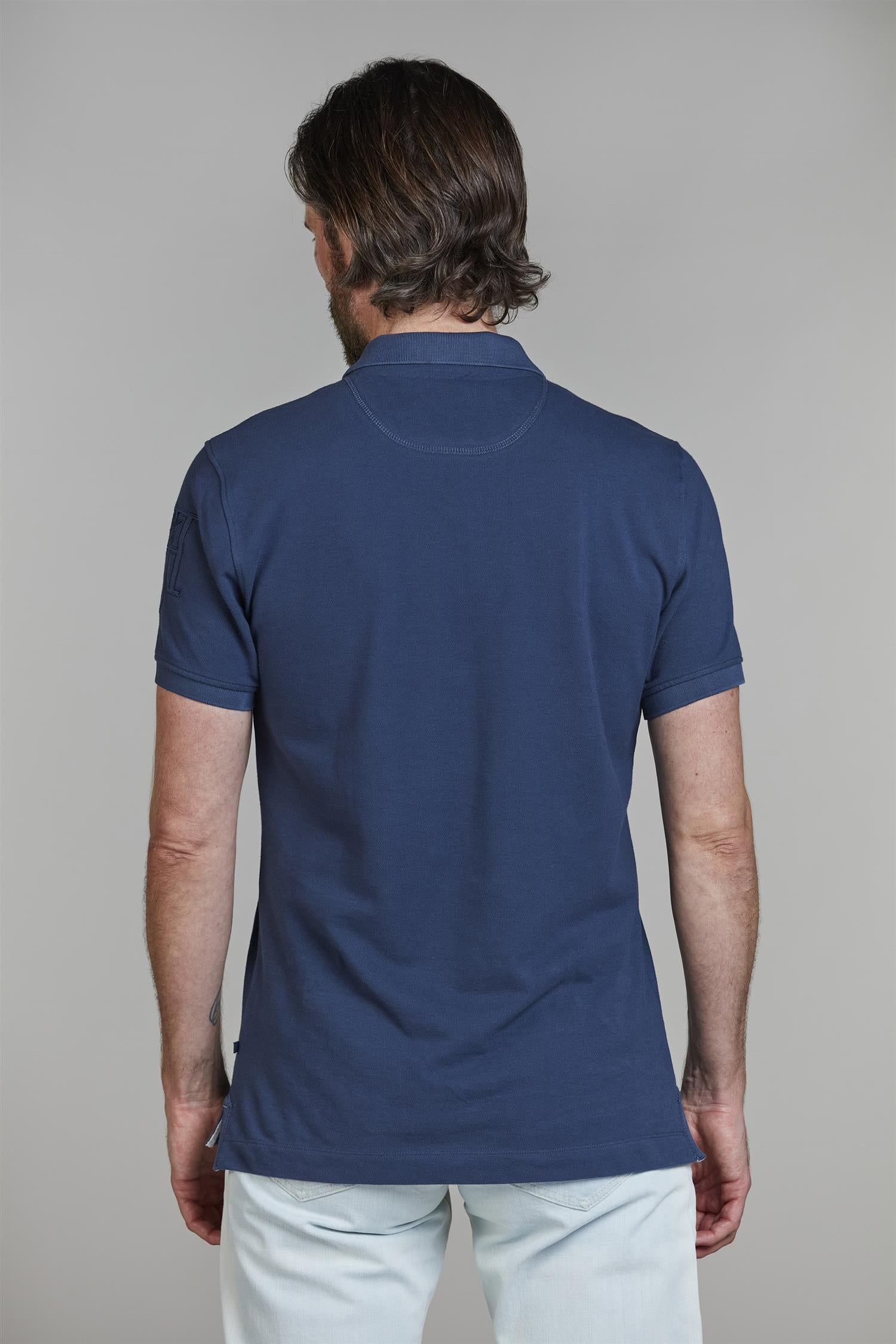 Rough Style Polo Mid Blue