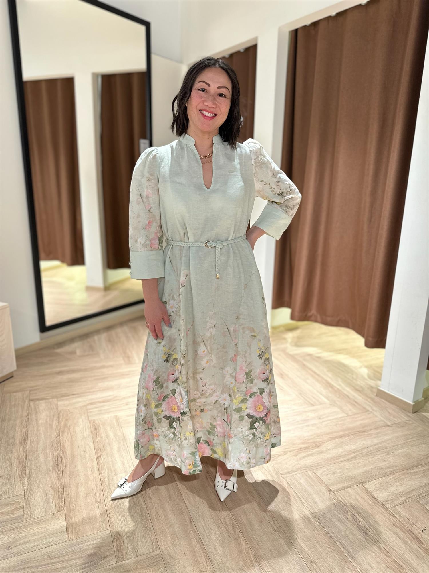 Linen Shift Dress Harmony