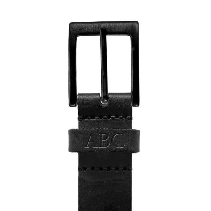 Bordado Black Label Belt Black