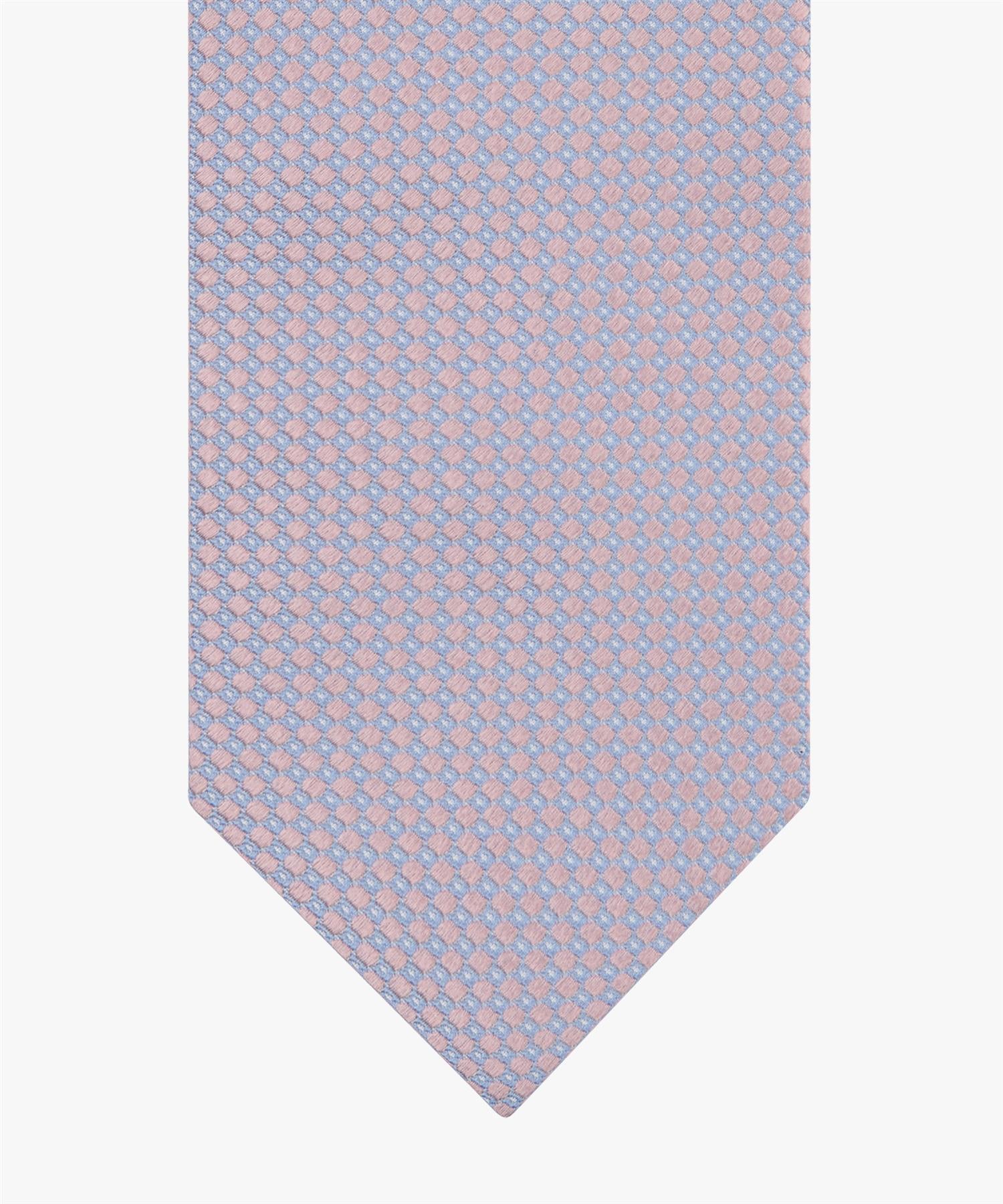 Tie Silk Woven Faux Uni Pink