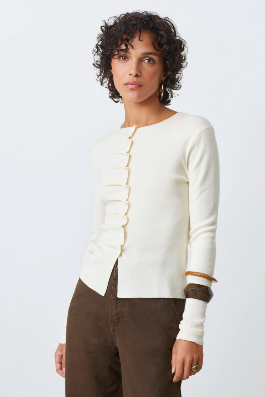 Gilet Gamira Blanc Casse