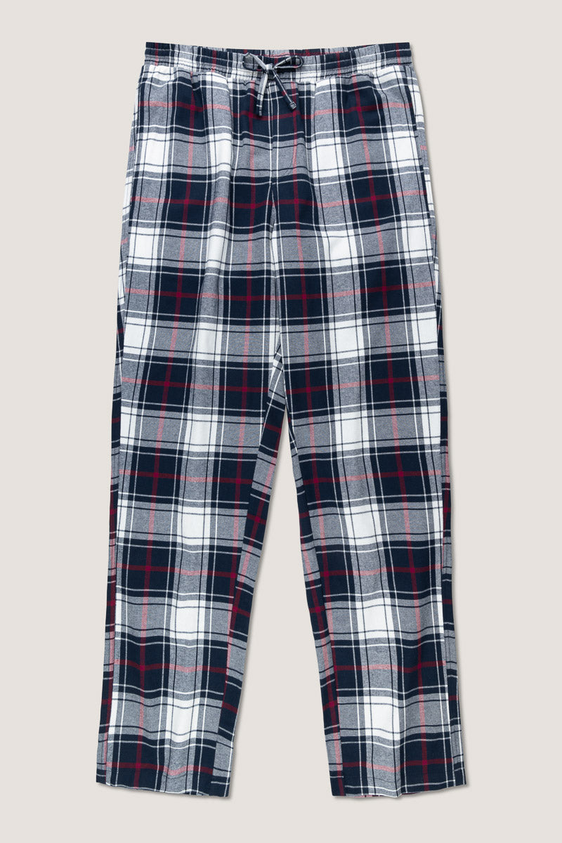 Pj Pant Cream plaid