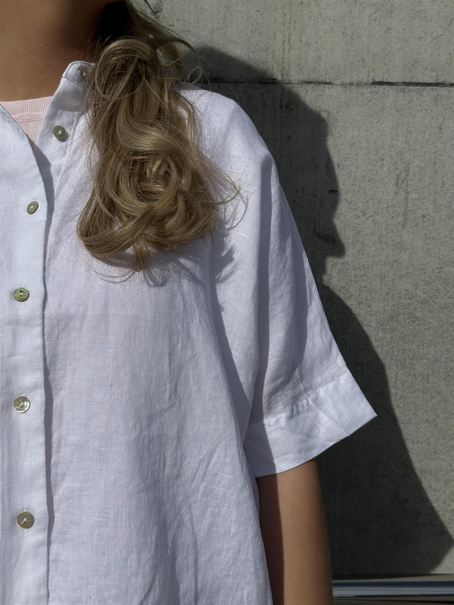 Pernille Linen Shirt White