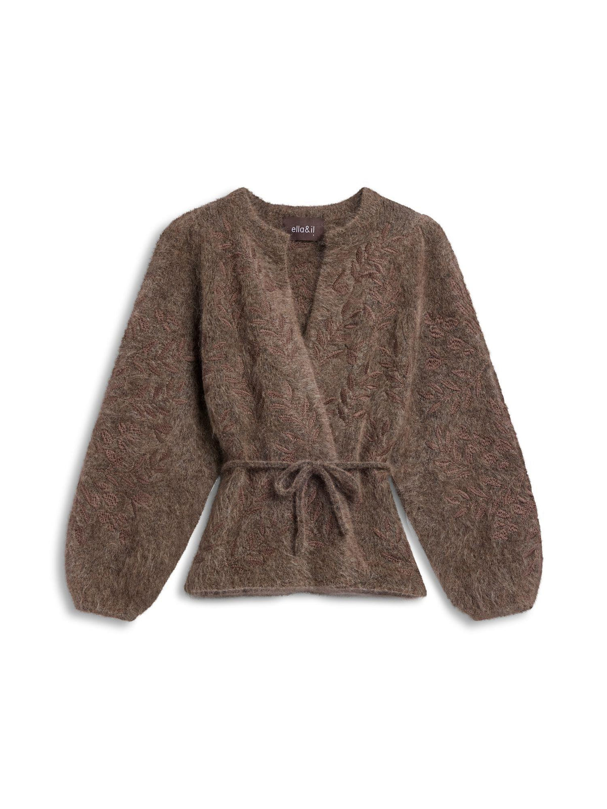 Fiola Chunky Cardigan Brown
