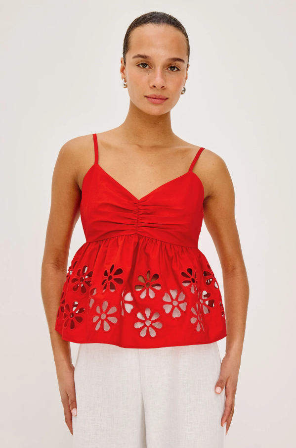Meru Top Scarlet