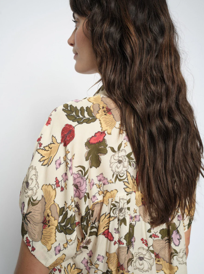 Mmwinie Flowwi Blouse Ecru