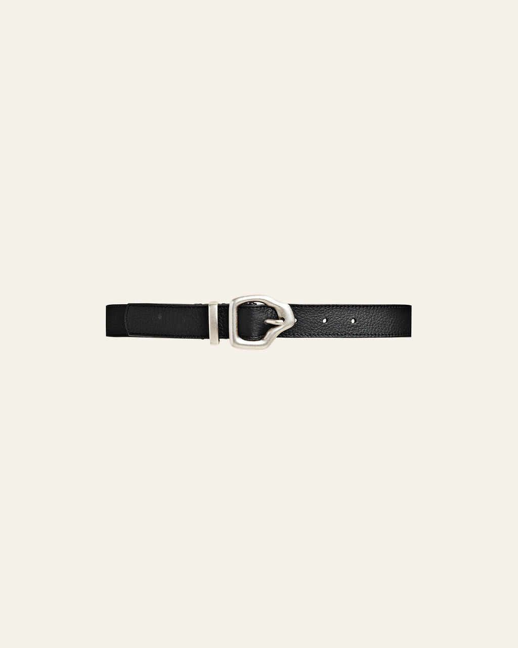 Ako Mini Belt Black Silver