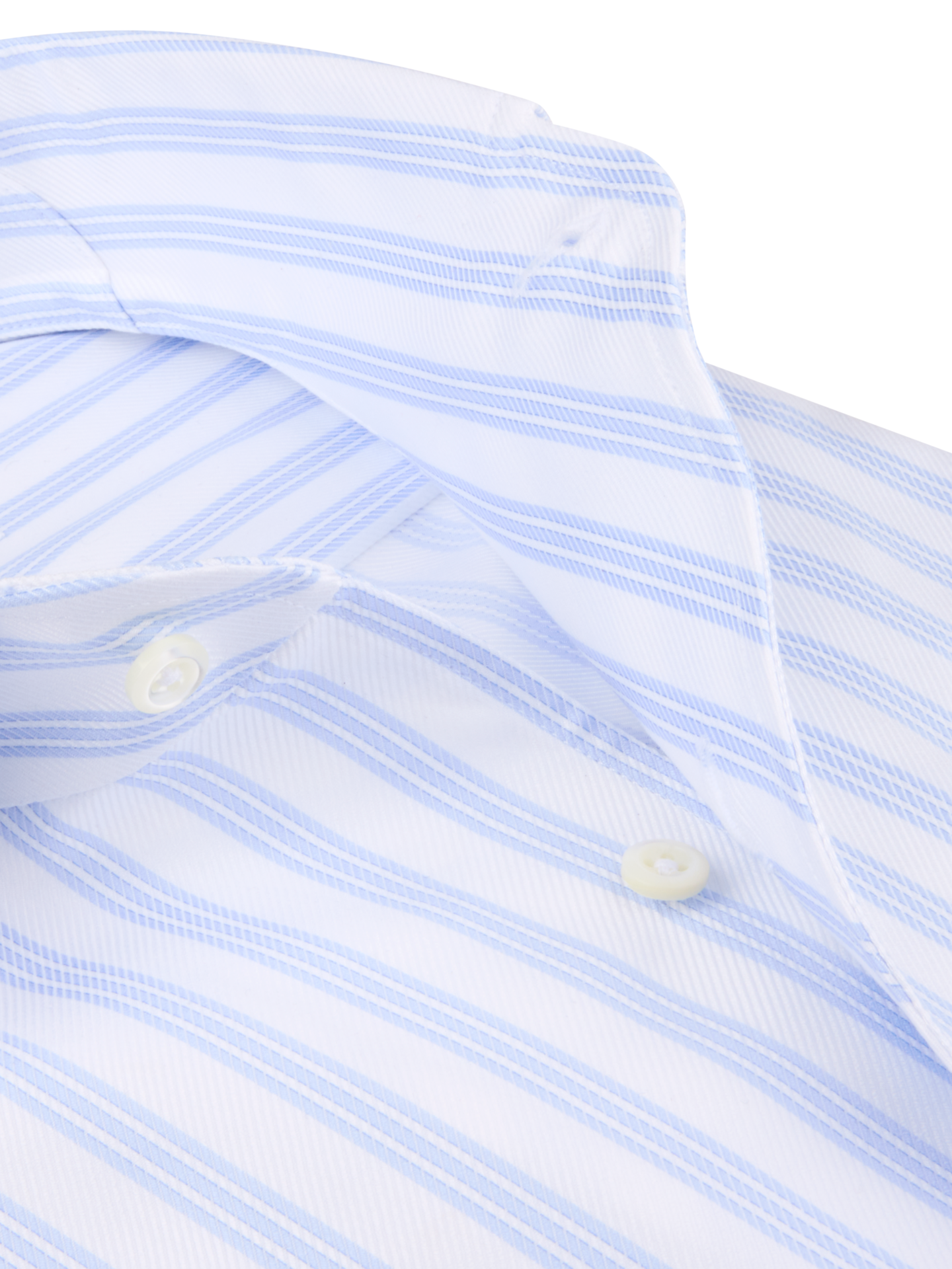 Regular Light blue Striped Twill Shirt