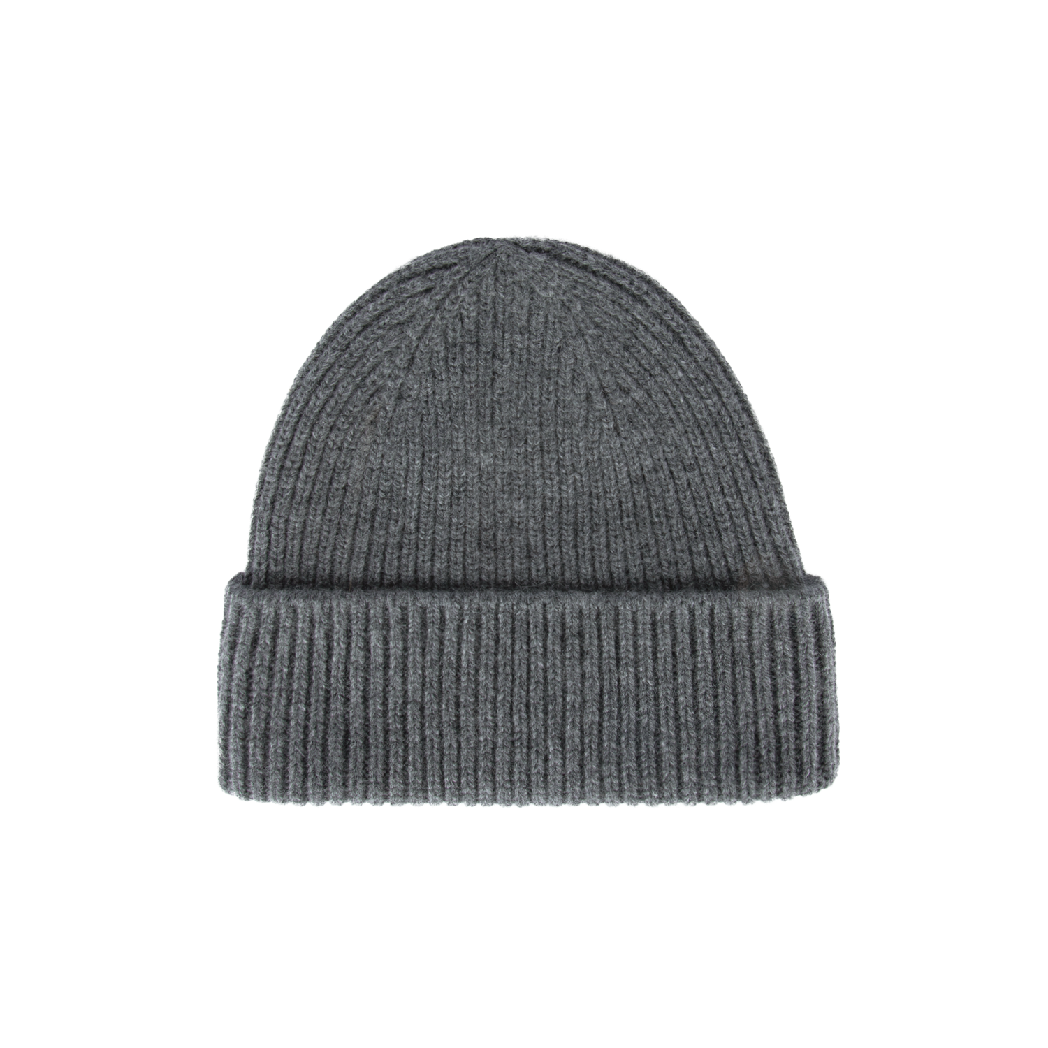 Beanie Cashmere Wool Rime Grey