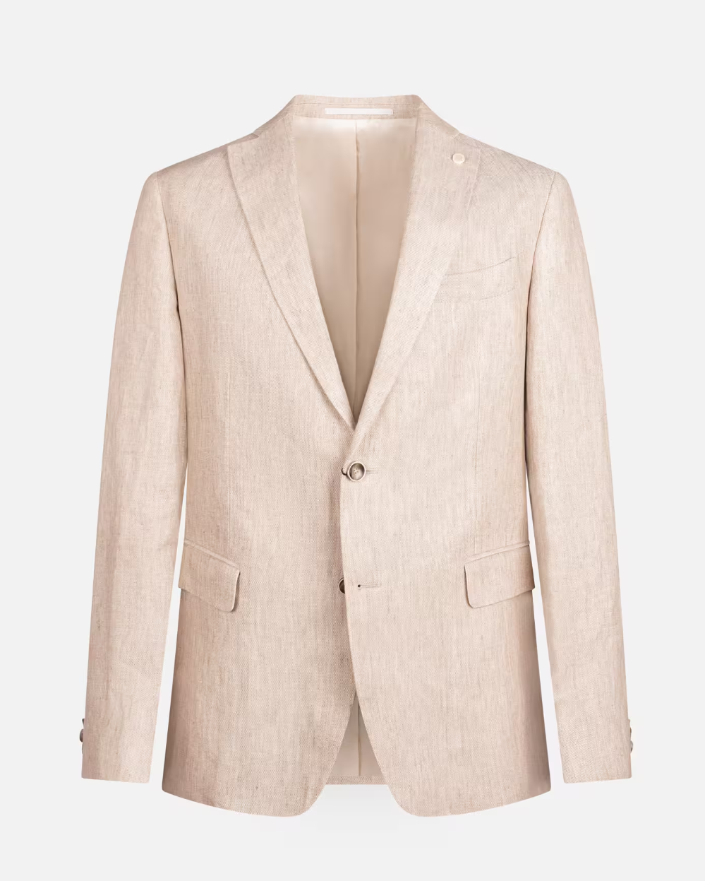 Wendell Slim Linen Jacket Beige