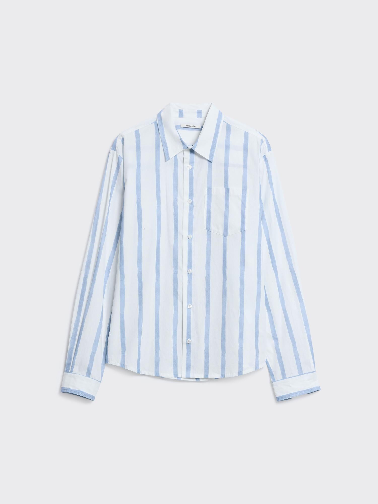 Regular Striped Shirt Blue Stripe