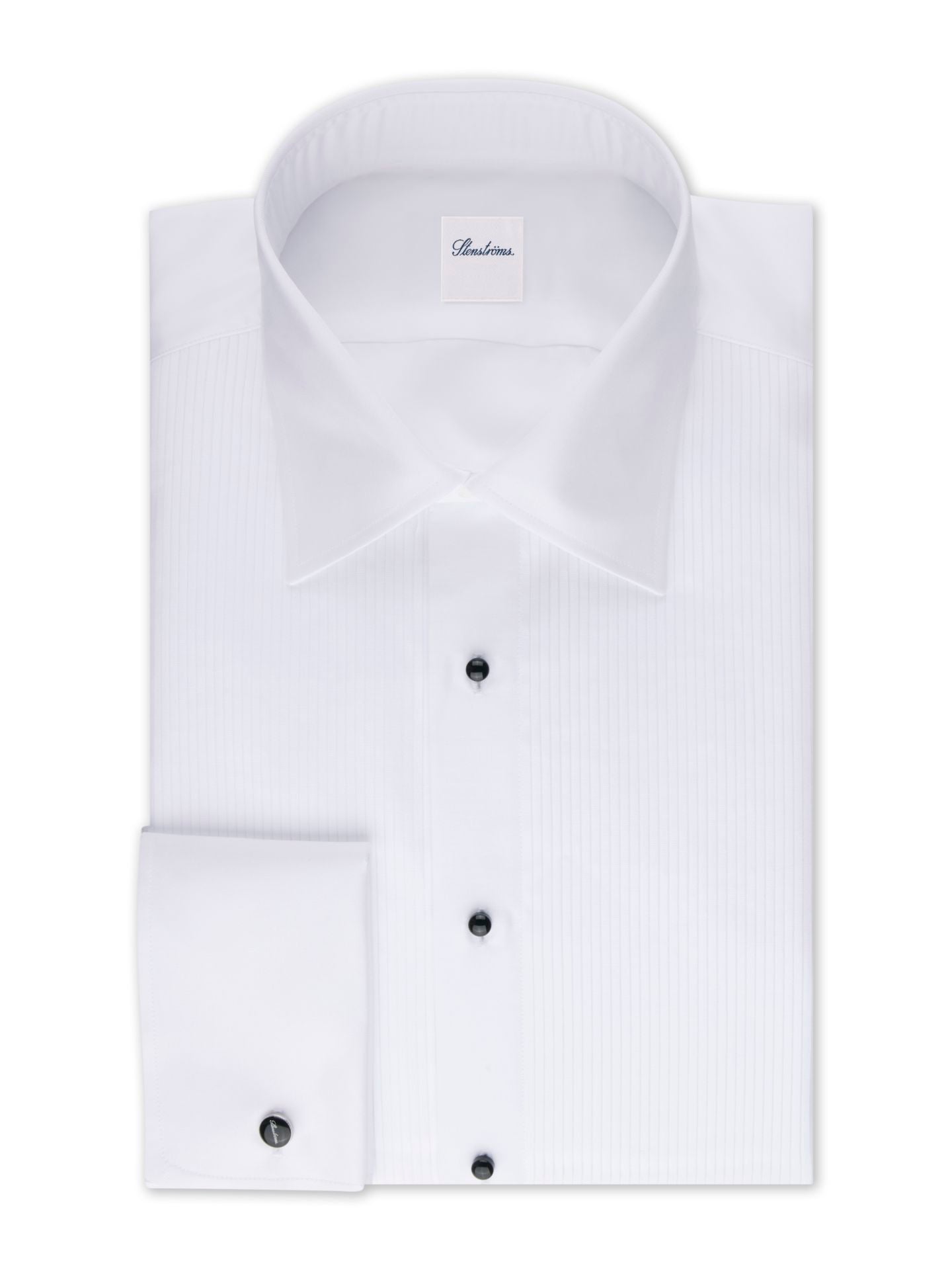 White Regular Tuxedo Shirt French Cuff