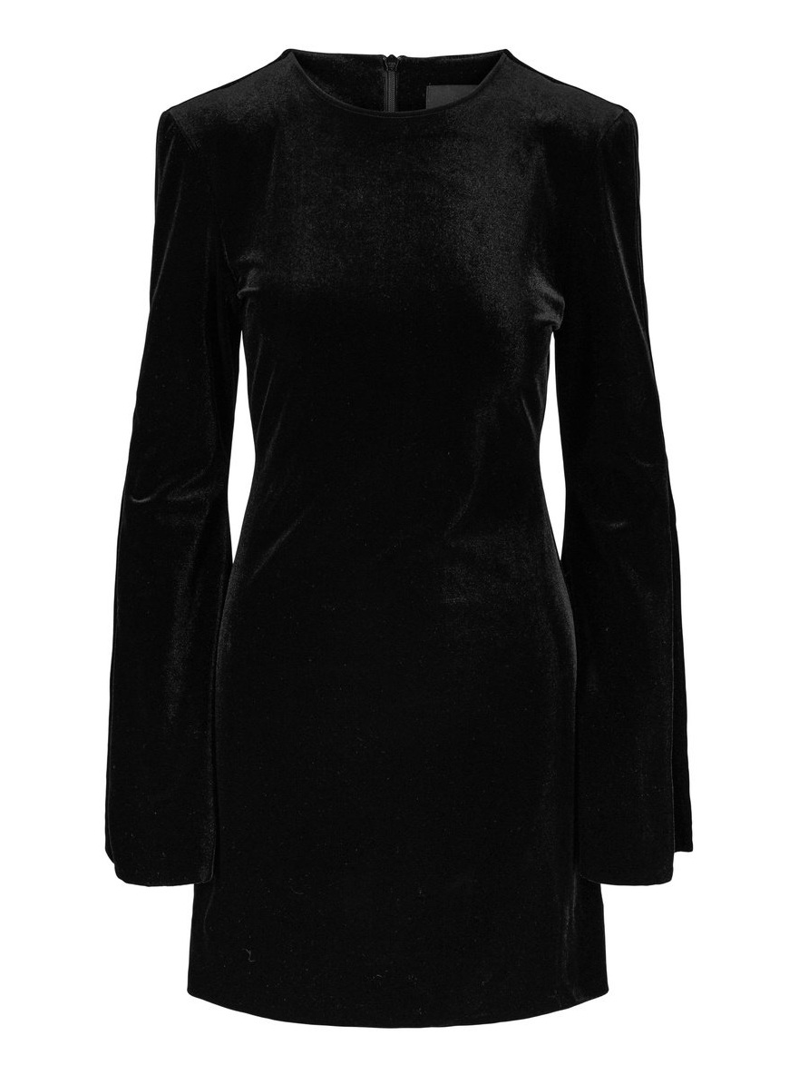 Nova Velour Dress Black