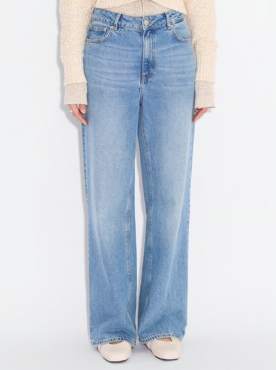 W Wide Jeans Light blue