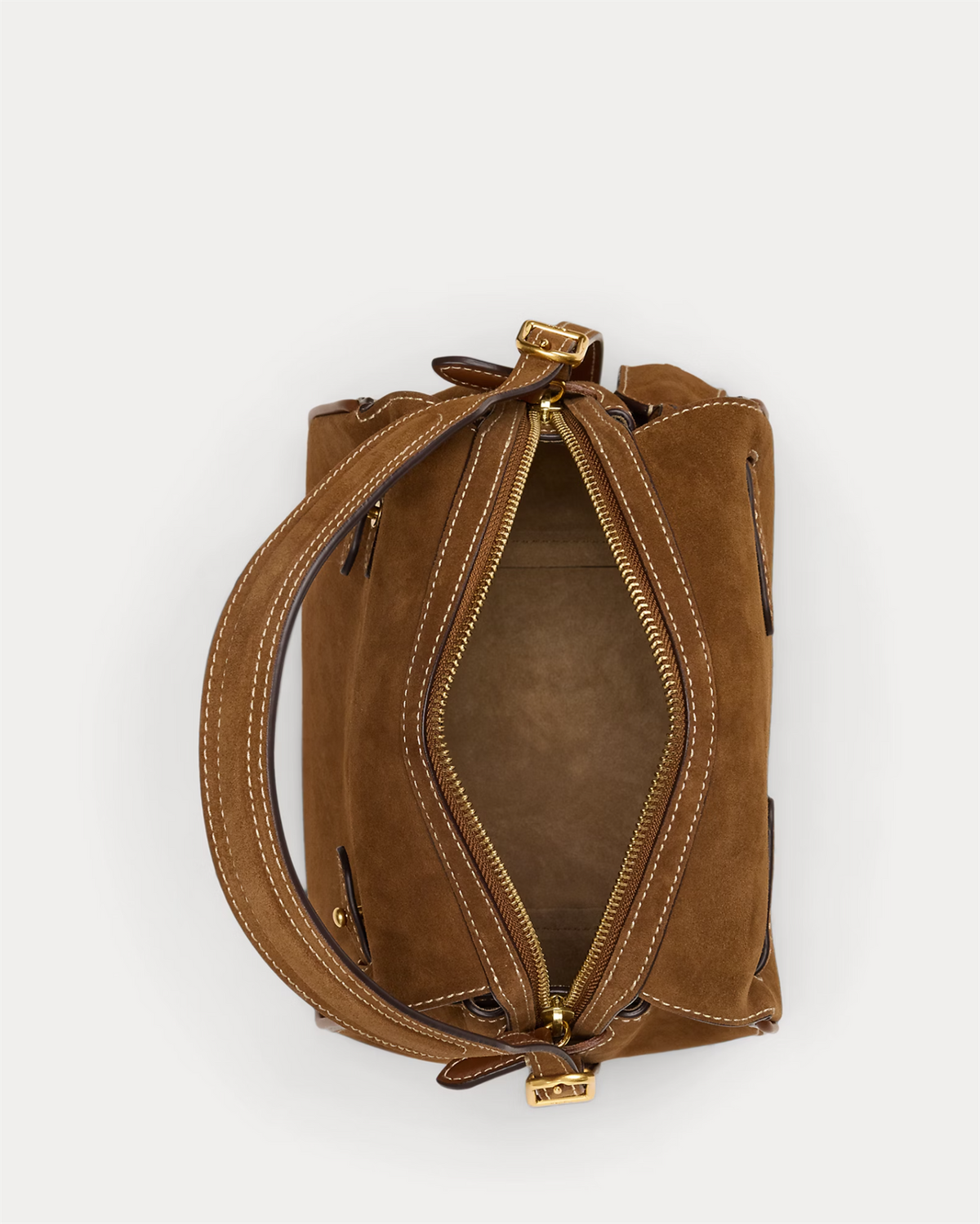Polo ID Suede Mini Statchel cinnamon/cuoio