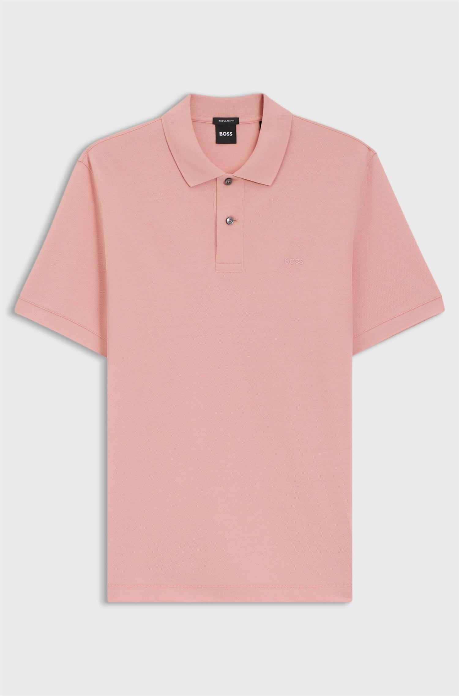 Pallas Piquet Polo Shirt Open Pink