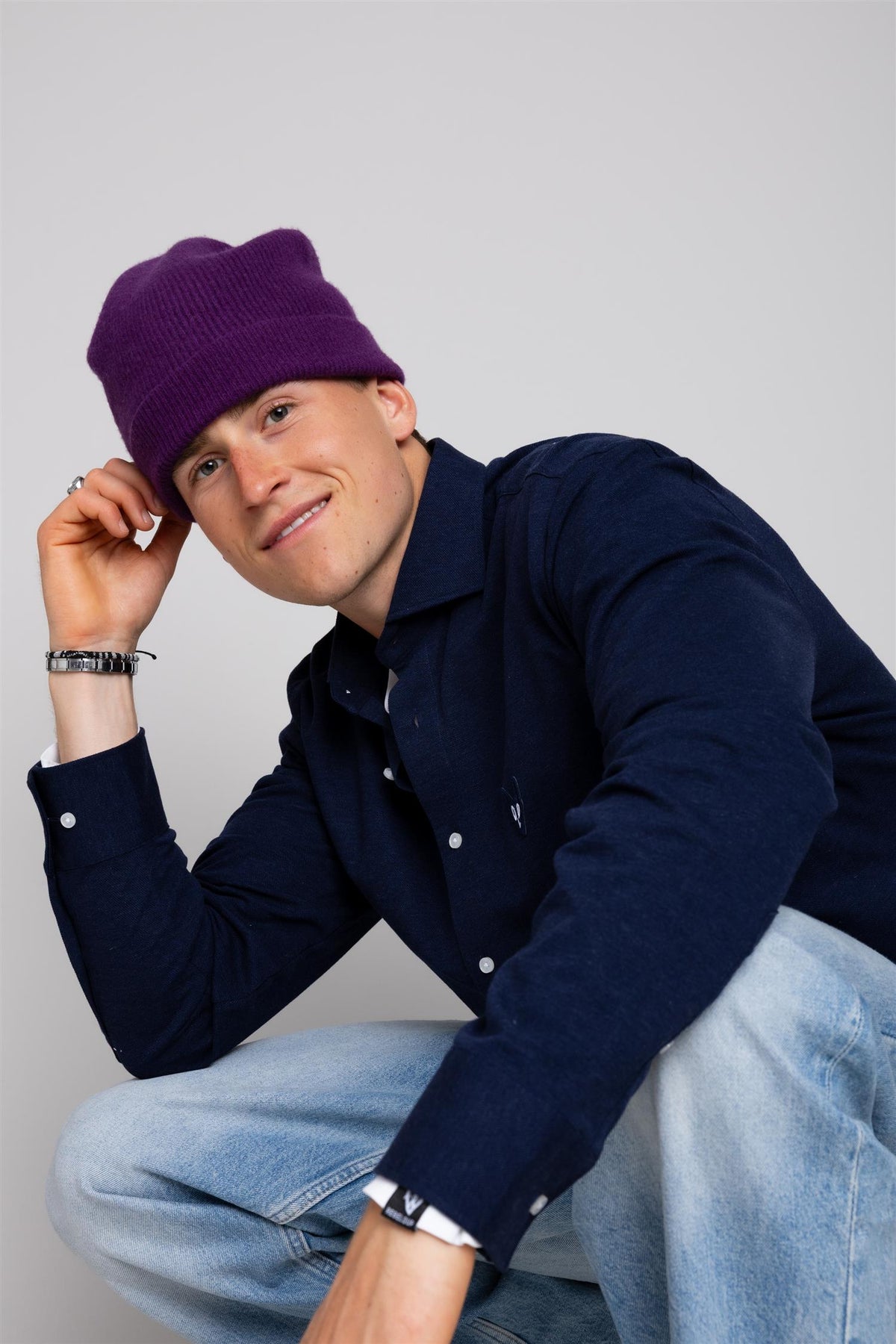 Maddy Beanie Purple