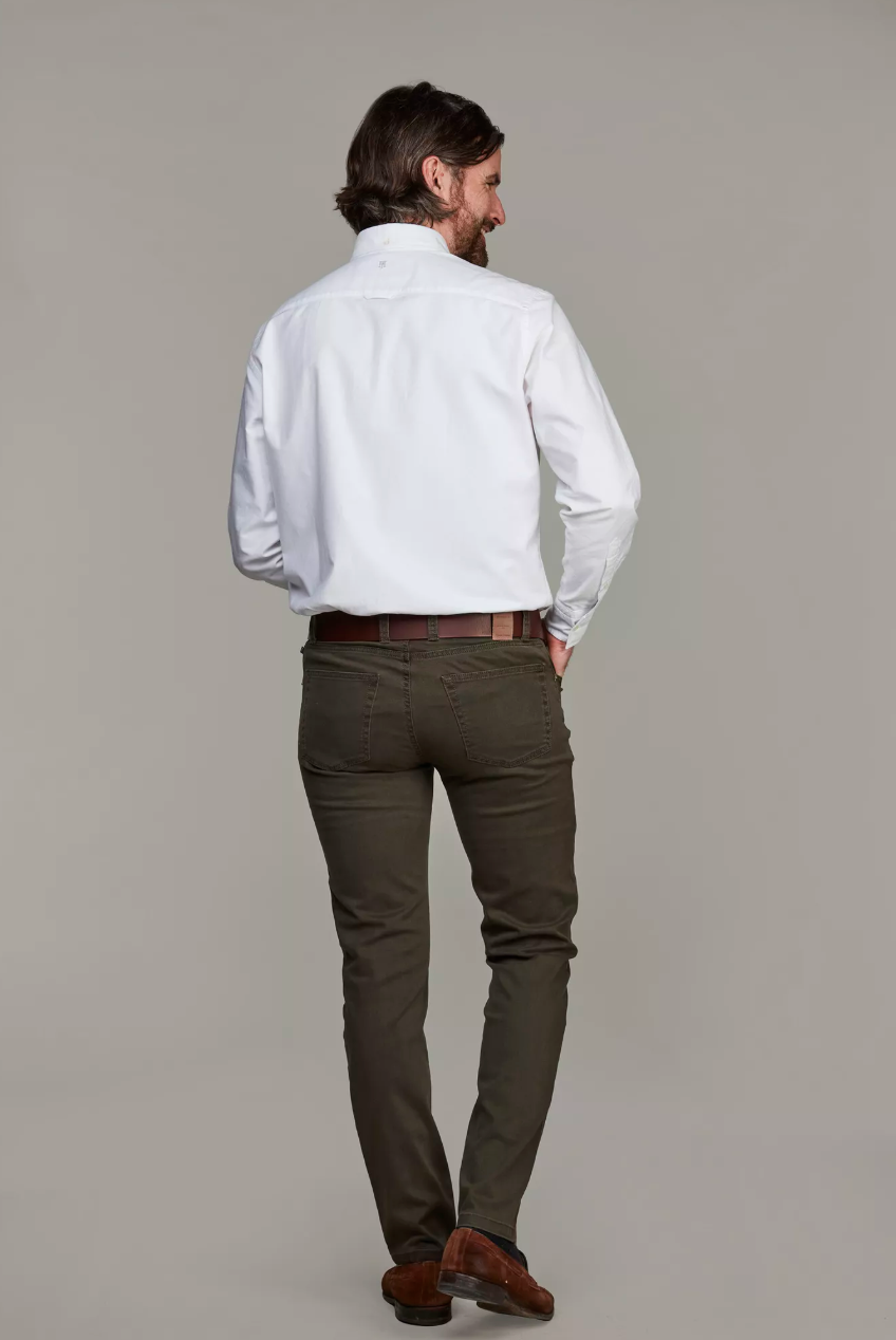 5-PKT Silk Touch Okado Dark Green