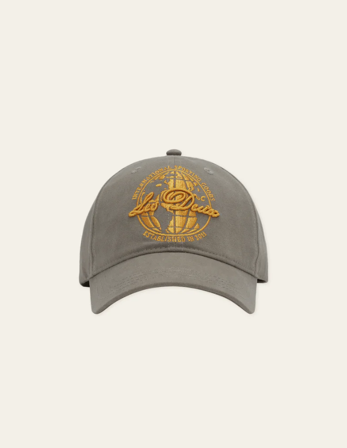 Globe Logo Dad Cap Raven Grey