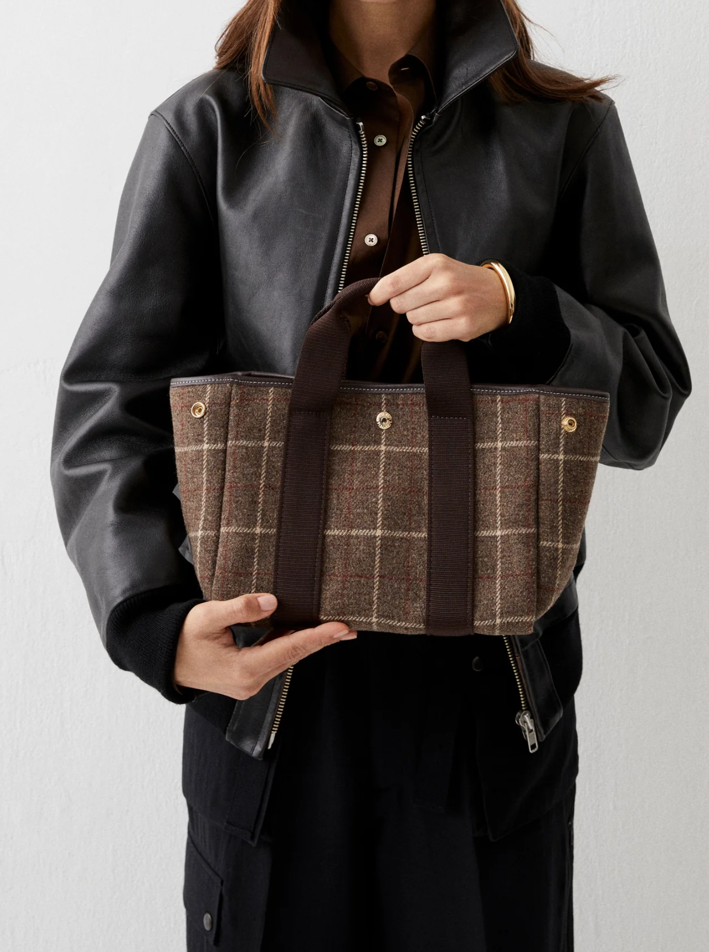 Traversèe S Hunting Tweed 02 Brown