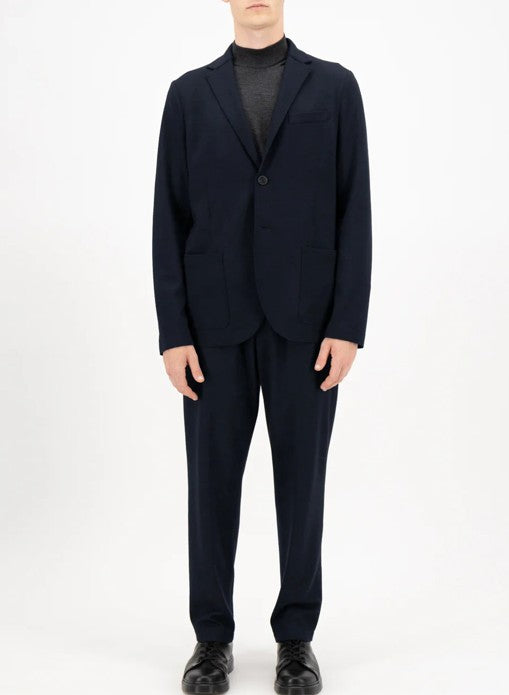 Blazer Superfine Merino Navy Blue