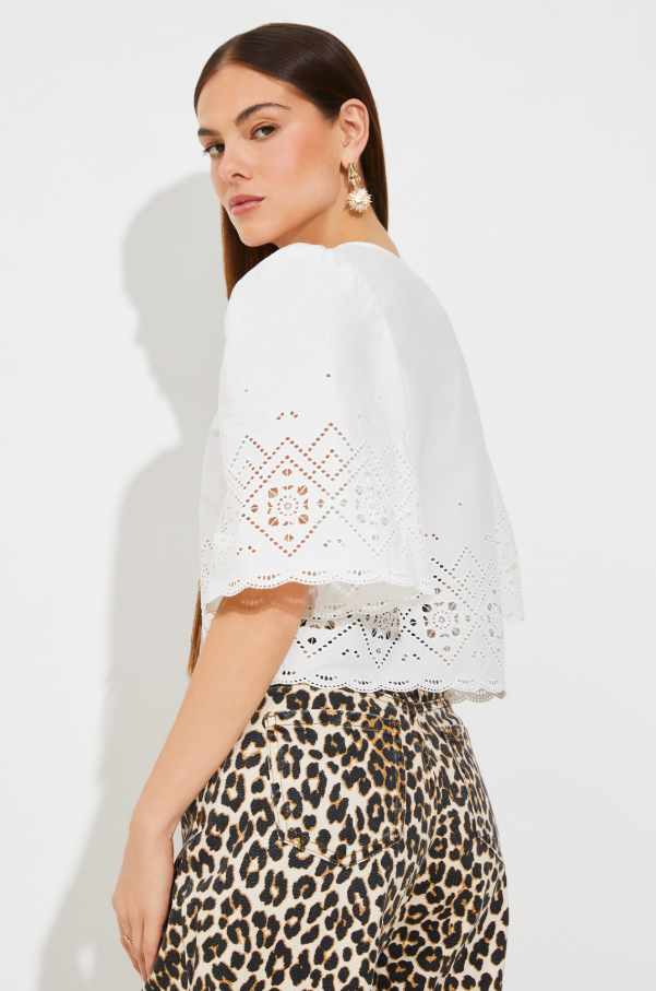 Blouse Linda Blanc