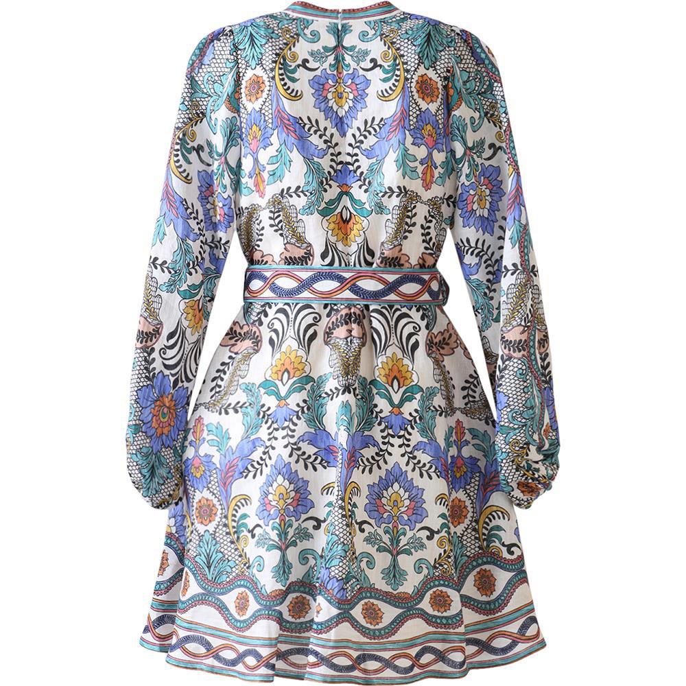 Ryann Linen Dress - Ivory