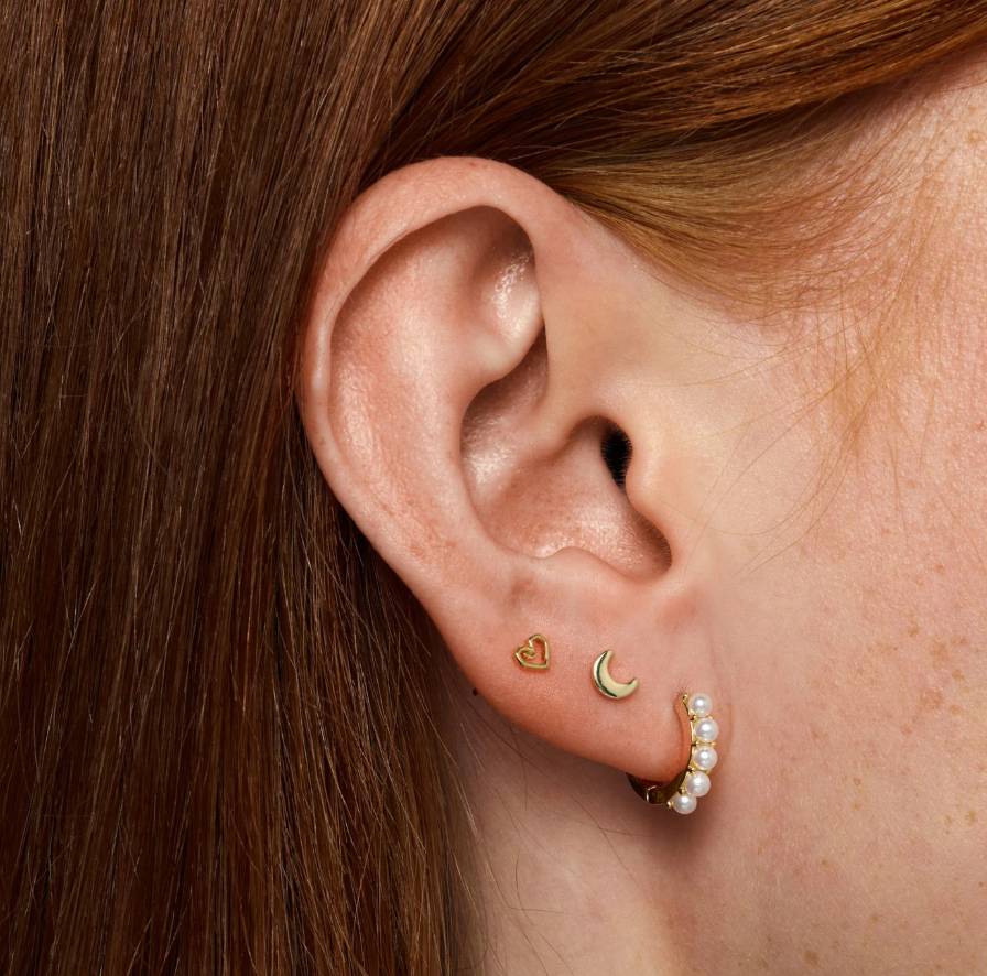 Essie - Pearl Hoop Earrings