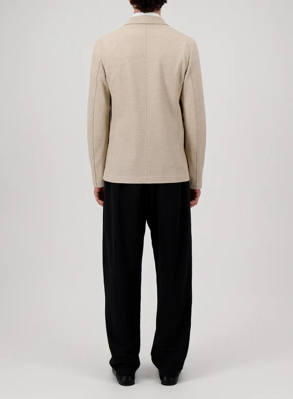 BLAZER HONEYCOMB CRAFTED WITH LORO PIANA FABRIC CREAM