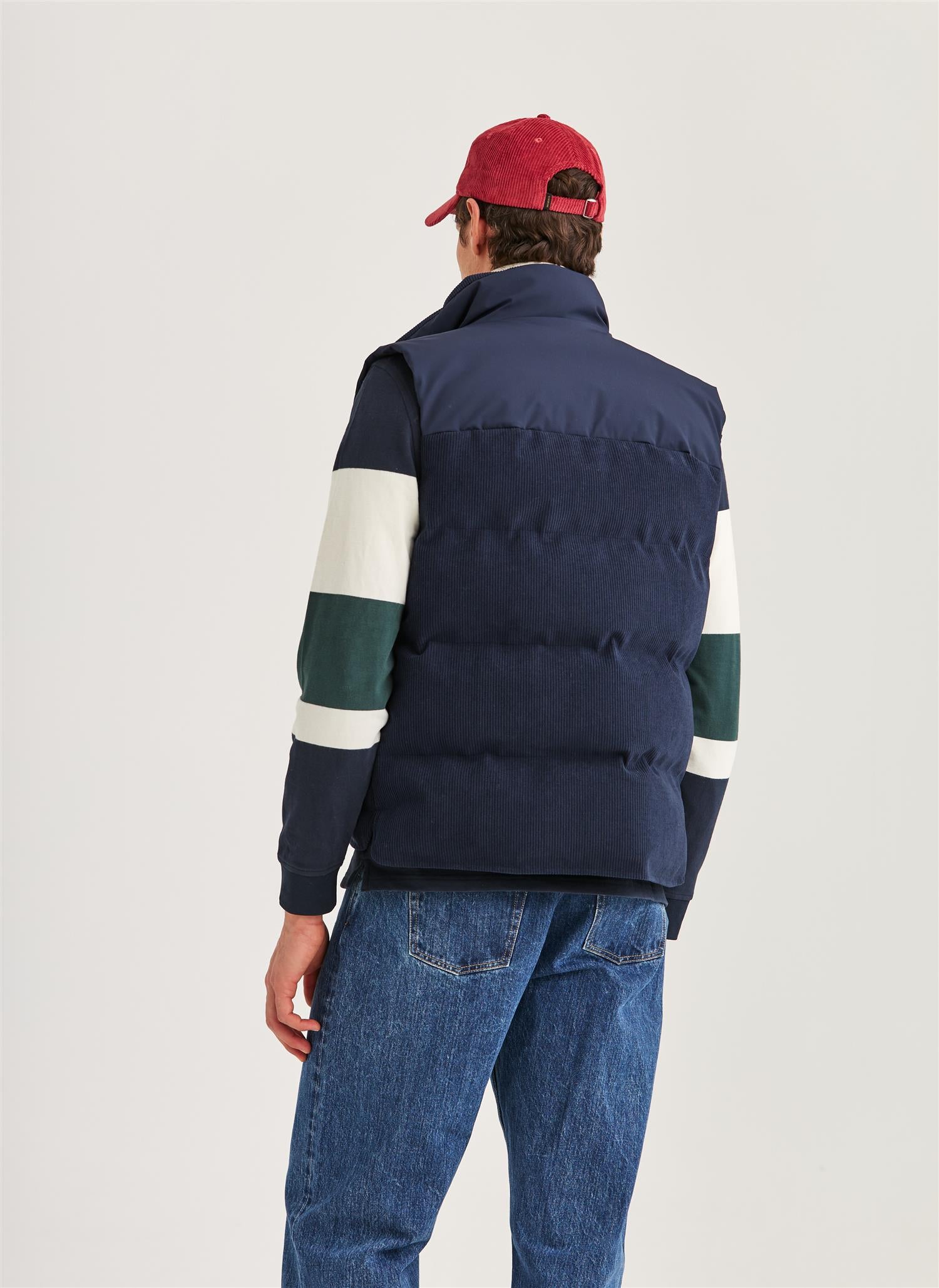 Catton Puffer Vest Navy