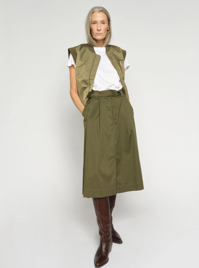 Mmkoda Billie Skirt Olive Night