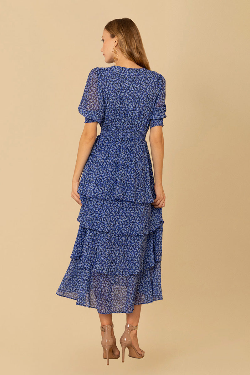 Milana Long Dress Navy