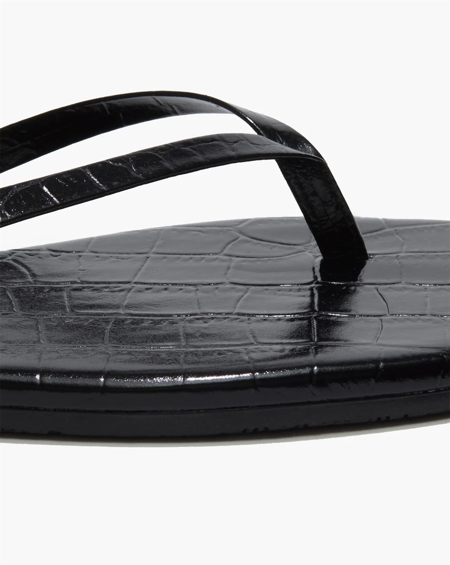 TKEES Square Toe Lily Croco Sable