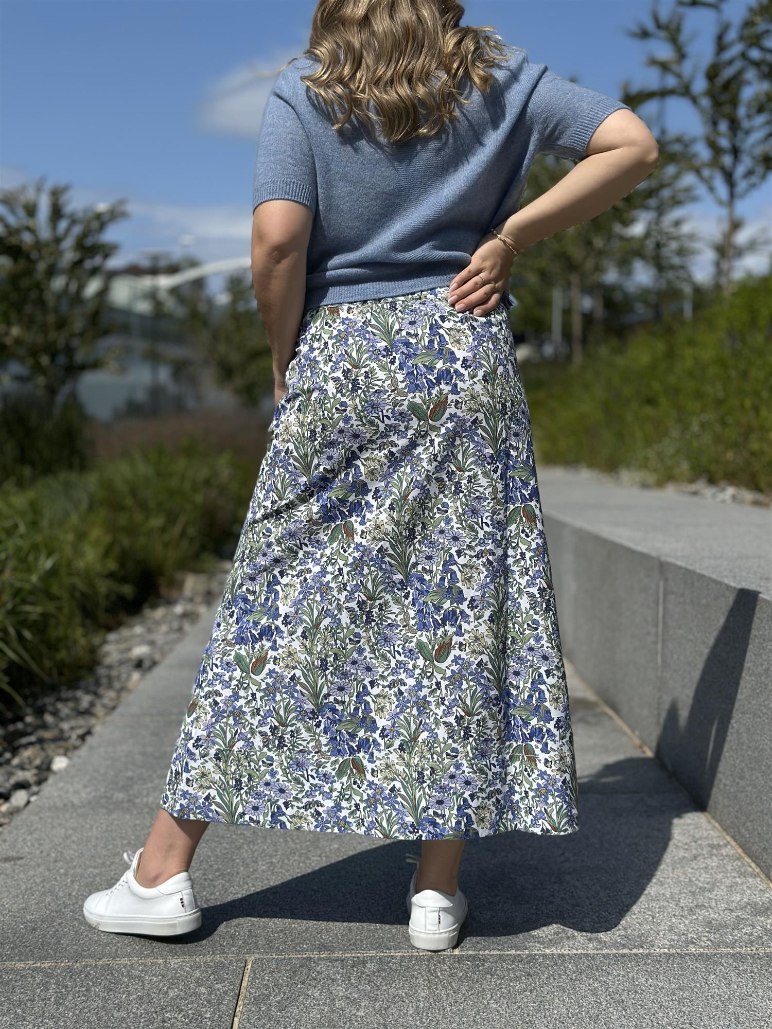 Linen Skirt Flora