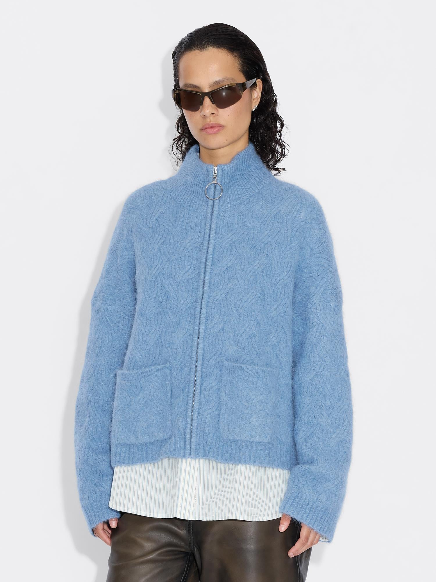 Tine Powder Cardigan - Blue