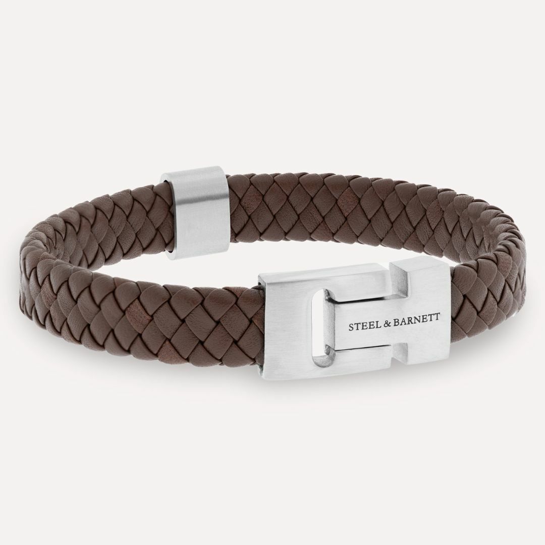 Leather Bracelet Harrison BROWN