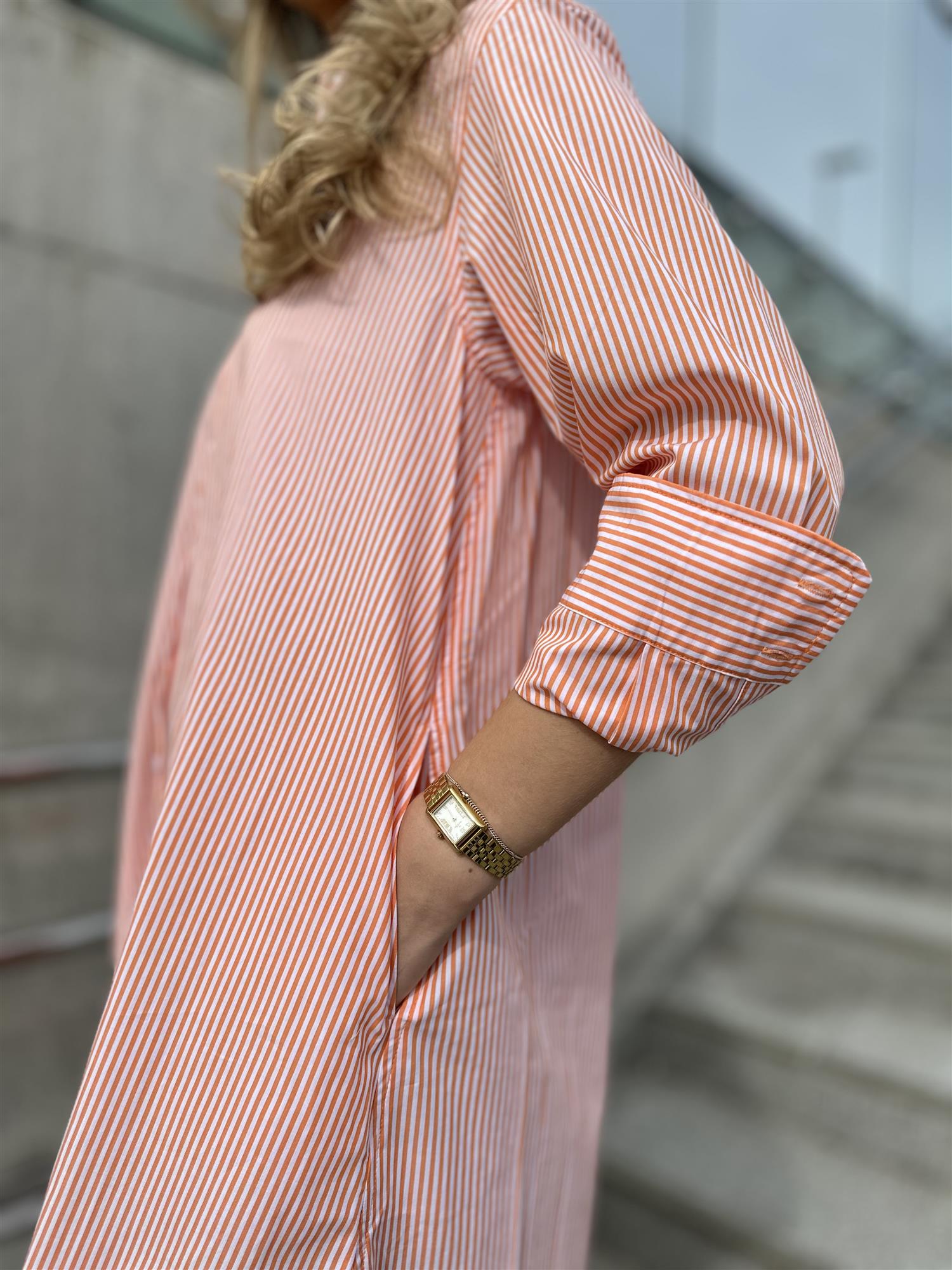 Kari Shirtdress Cotton Orange
