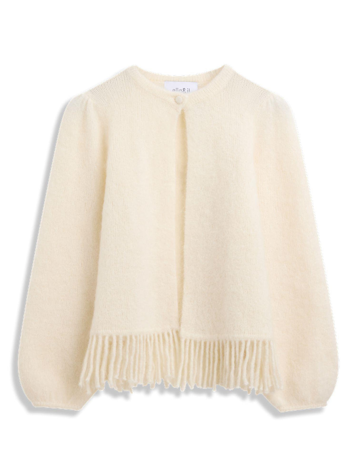 Anita Chunky Cardigan Bright White