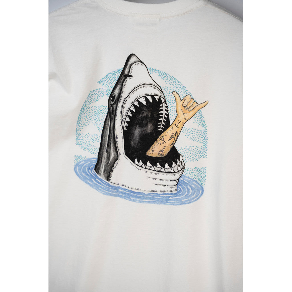 Back Attack T-shirt Star White