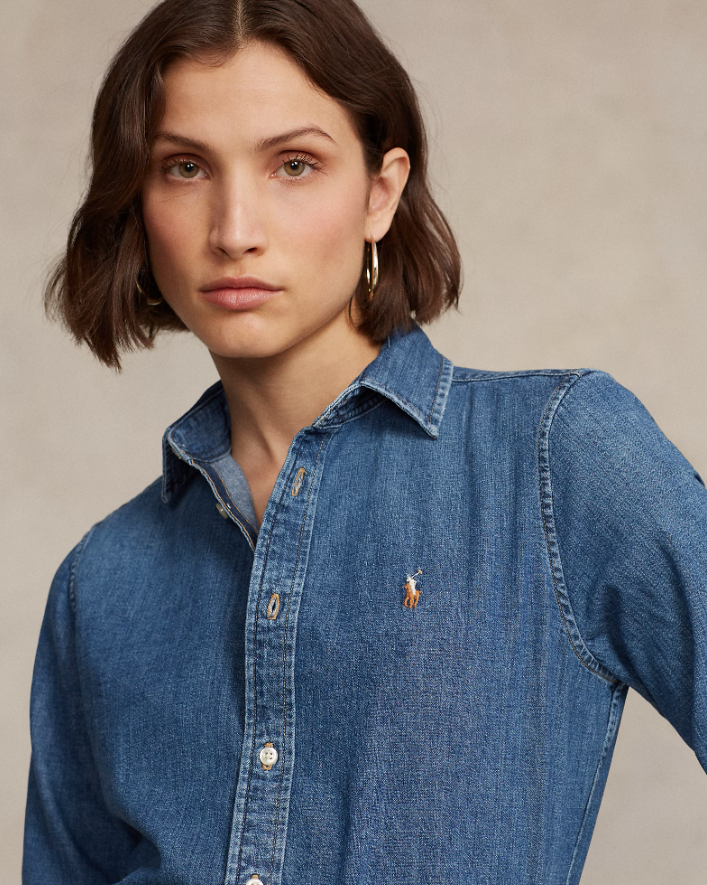 LONG SLEEVE BUTTON FRONT SHIRT