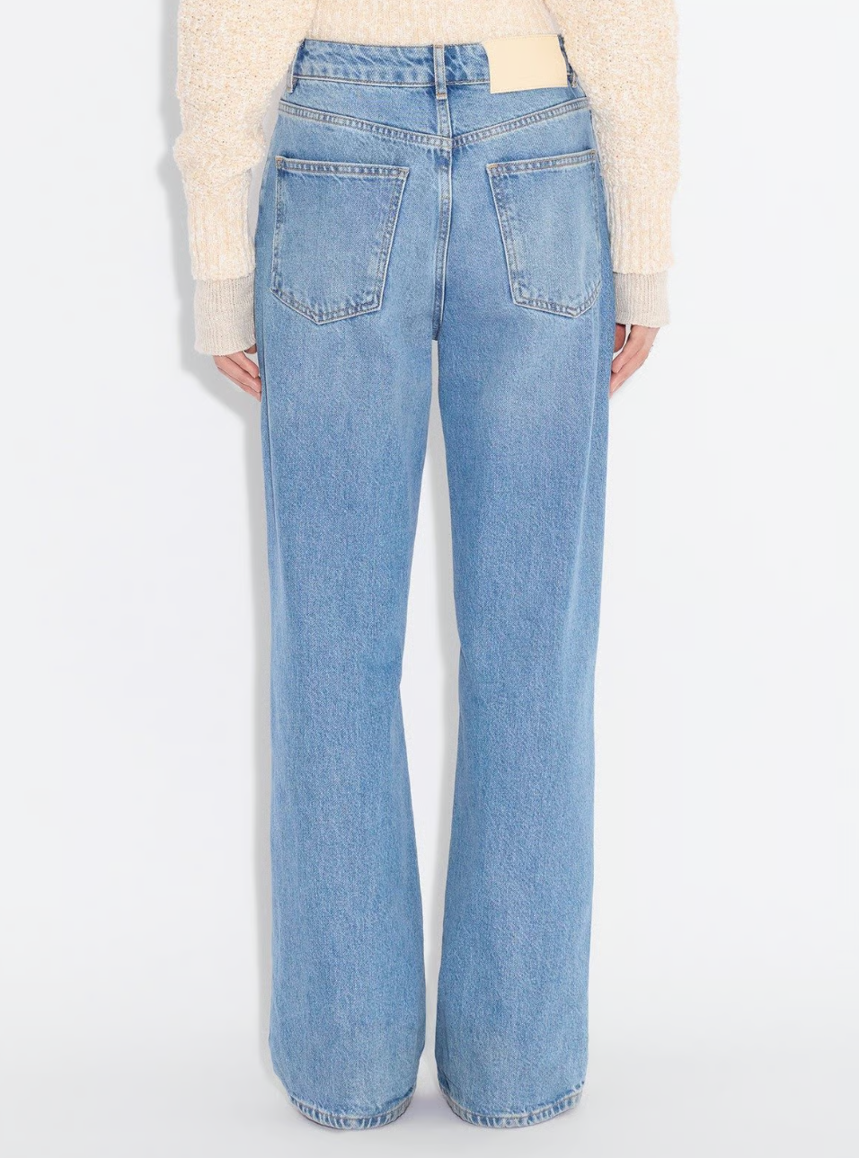 W Wide Jeans Light blue