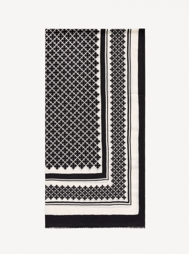 Julee Wool Scarf - Black