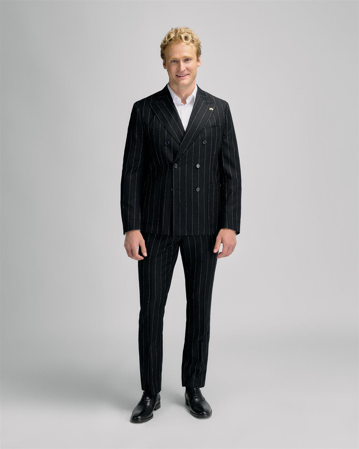 Black Pant White Red Stripe