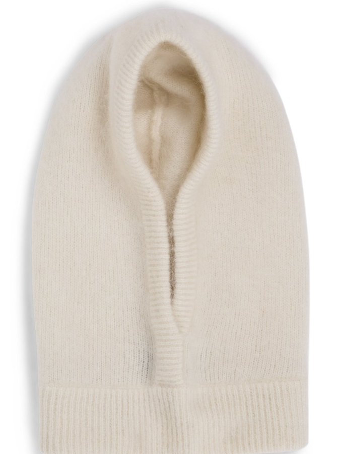 Kajsa Chunky Balaclava Bright White