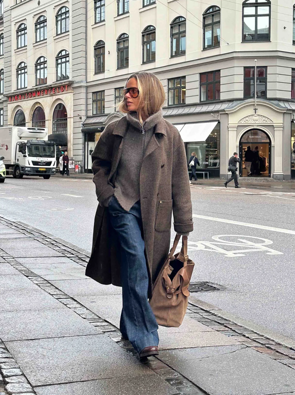 Mmhulda Knit Zip Cardigan Bracken