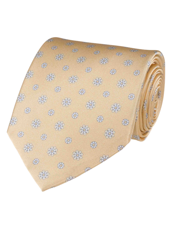 Yellow Silk Tie